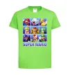Детская футболка Super Mario Characters Лаймовый фото