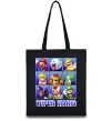 Еко-сумка Super Mario Characters Чорний фото