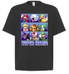 Футболка Оверсайз Super Mario Characters Чорний фото