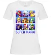 Жіноча футболка Super Mario Characters Білий фото