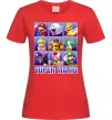 Жіноча футболка Super Mario Characters Червоний фото