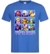 Мужская футболка Super Mario Characters Ярко-синий фото
