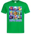 Мужская футболка Super Mario Characters Зеленый фото