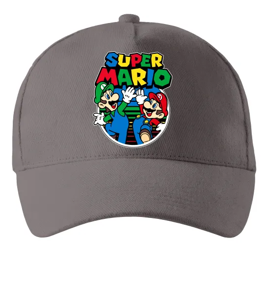 Кепка Mario and Luigi Серый фото
