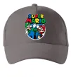 Кепка Mario and Luigi Серый фото