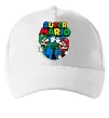 Кепка Mario and Luigi Білий фото