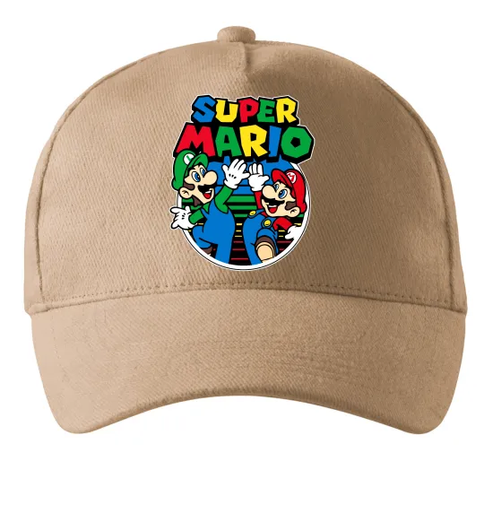 Кепка Mario and Luigi Песочный фото