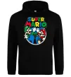 Жіноча толстовка (худі) Mario and Luigi Чорний фото