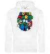 Жіноча толстовка (худі) Mario and Luigi Білий фото