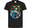 Дитяча футболка Mario and Luigi Чорний фото