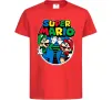 Дитяча футболка Mario and Luigi Червоний фото