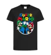 Детская футболка Mario and Luigi Черный фото