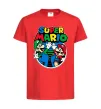 Детская футболка Mario and Luigi Красный фото