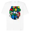 Футболка Оверсайз Mario and Luigi Білий фото