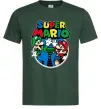 Мужская футболка Mario and Luigi Темно-зеленый фото