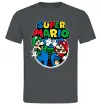 Мужская футболка Mario and Luigi Графит фото