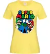 Женская футболка Mario and Luigi Лимонный фото