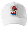 Кепка Super Mario з написами Білий Кепка Super Mario з написами Білий фото
