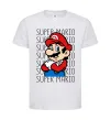 Дитяча футболка Super Mario з написами Білий фото