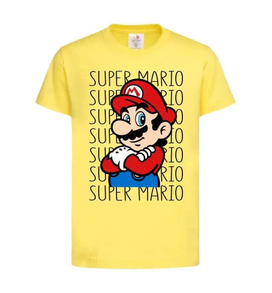 Дитяча футболка Super Mario з написами Лимонний фото