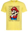 Мужская футболка Super Mario з написами Лимонный фото