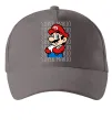 Кепка Super Mario з написами Серый фото