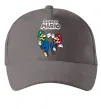 Кепка Маріо та Луїджи Серый фото