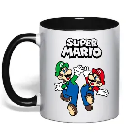 Чашка з кольоровою ручкою