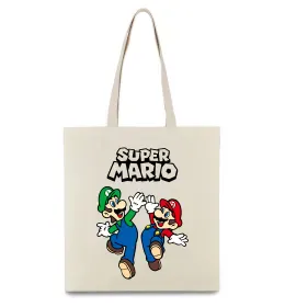 Эко-сумка Mario Bros Deluxe Бежевый фото