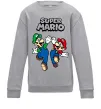 Дитячий світшот Маріо та Луїджи Сірий меланж фото