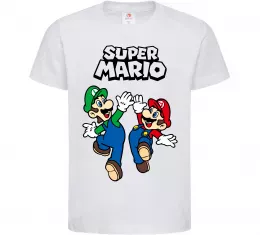 Дитяча футболка Super Mario Лаймовий фото Дитяча футболка Super Mario Лаймовий фото