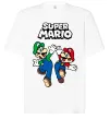 Футболка Оверсайз Маріо та Луїджи Белый фото