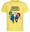 Чоловіча футболка Маріо та Луїджи Лимонний фото