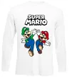 Лонгслів Маріо та Луїджи Білий фото