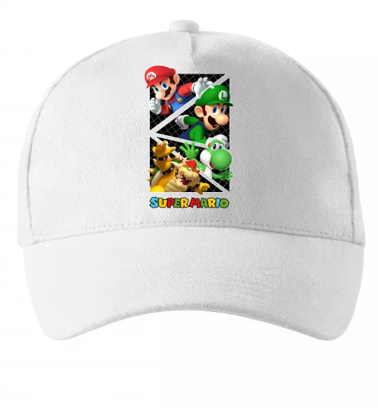 Кепка Mario and Luigi Bros Белый фото