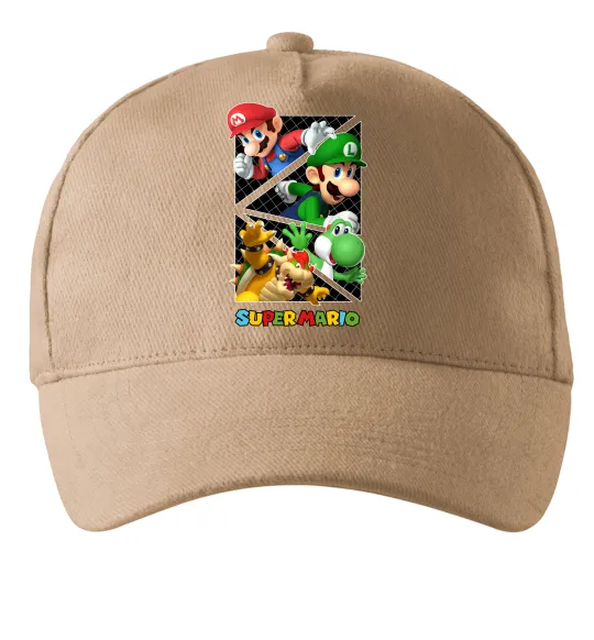 Кепка Mario and Luigi Bros Песочный фото