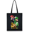 Еко-сумка Mario and Luigi Bros Чорний Еко-сумка Mario and Luigi Bros Чорний фото