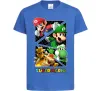 Детская футболка Mario and Luigi Bros Ярко-синий фото