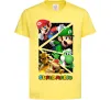 Детская футболка Mario and Luigi Bros Лимонный фото
