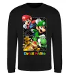 Світшот Mario and Luigi Bros Чорний фото