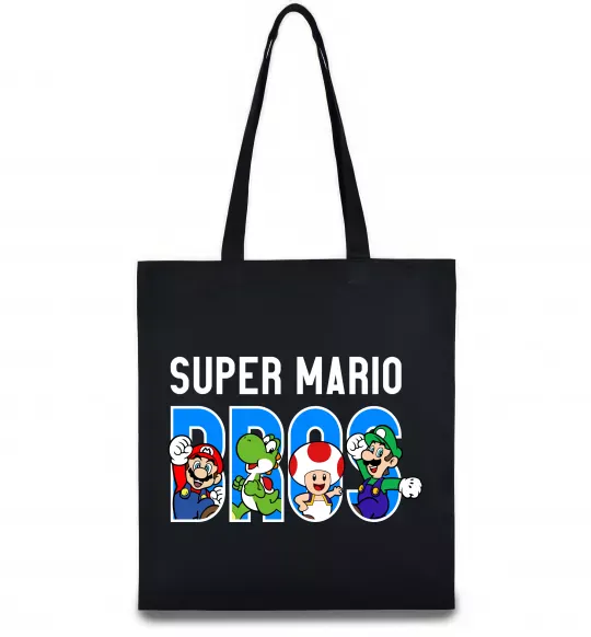 Эко-сумка Super Mario Bros персонажі Черный фото