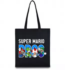 Эко-сумка Super Mario Bros персонажі Черный фото