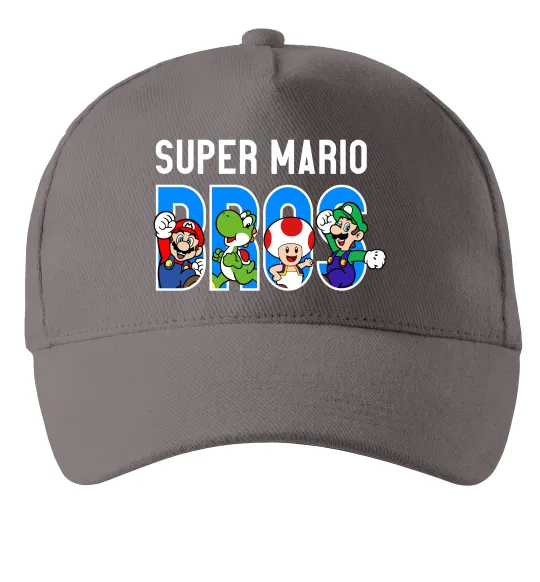 Кепка Super Mario Bros персонажі Серый фото
