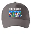 Кепка Super Mario Bros персонажі Серый фото