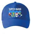 Кепка Super Mario Bros персонажі Яскраво-синій фото