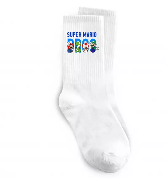 Шкарпетки Super Mario Bros персонажі Білий фото