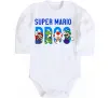 Детский боди Super Mario Bros персонажі Белый фото