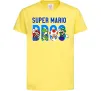 Дитяча футболка Super Mario Bros персонажі Лимонний фото
