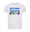 Детская футболка Super Mario Bros персонажі Белый фото