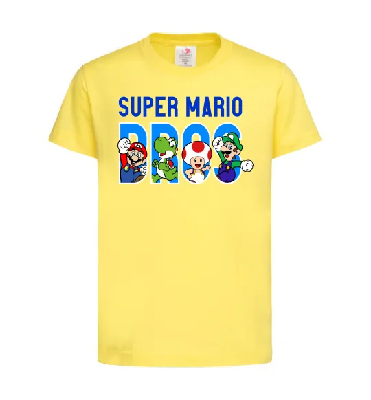 Детская футболка Super Mario Bros персонажі Лимонный фото